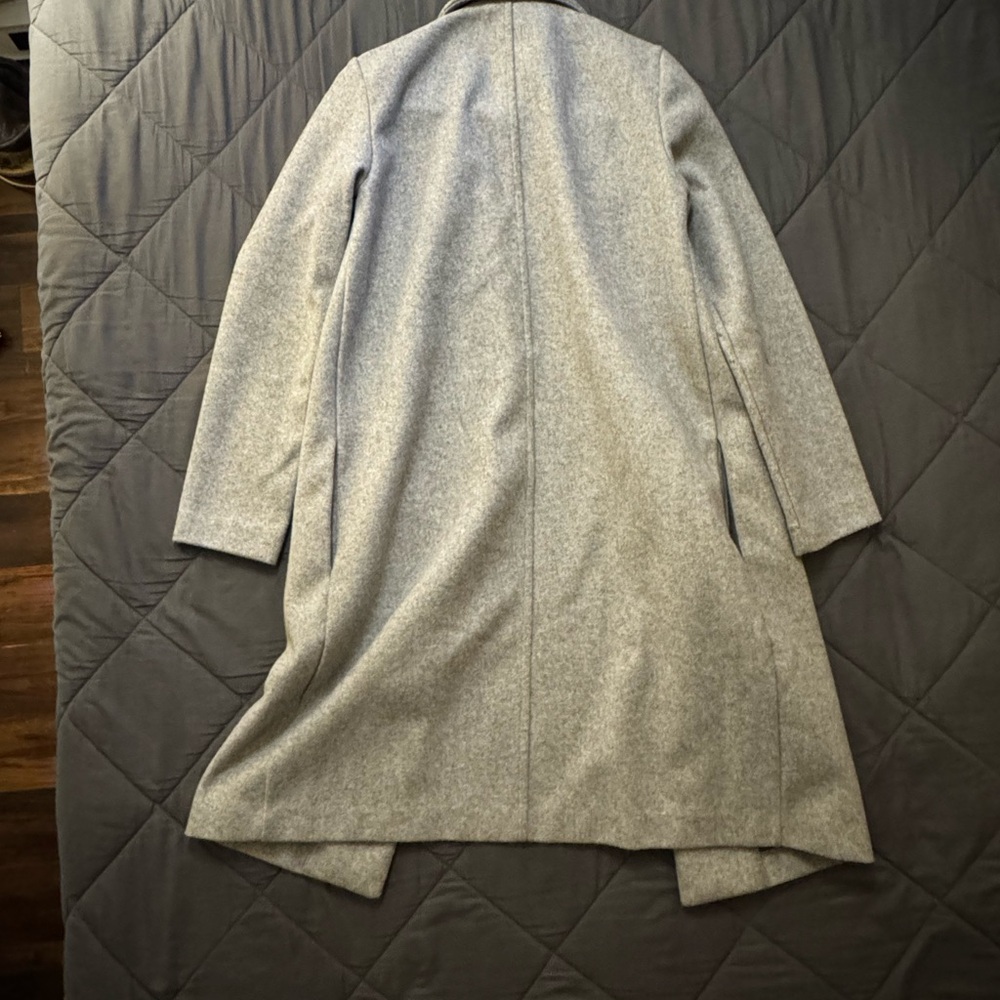 Zara Classic Gray Trench Coat - Picture 11 of 13